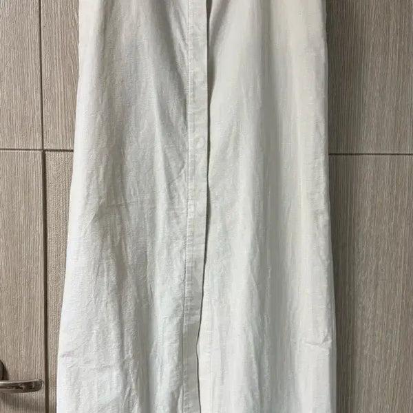 [BUNJANG] White Long Skirt / 화이트 롱 스커트