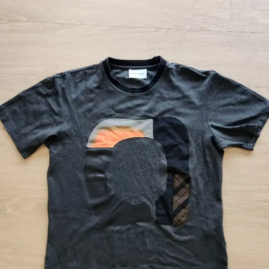 [BUNJANG] Solid Homme Patchwork T-Shirt / 솔리드옴므 패치워크 반팔티 46  남녀공용