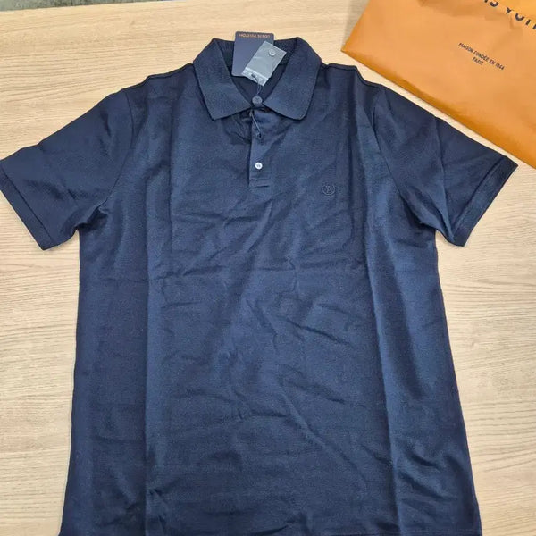 [BUNJANG] Louis Vuitton Classic Polo Men's Short Sleeve T-Shirt / 루이비통 클래식 폴로 남성 반팔티