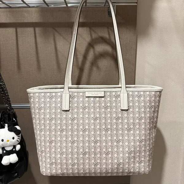 [BUNJANG] Tory Burch Ella Micro Tote Bag White / 토리버치 에버 레디 쇼퍼백 화이트