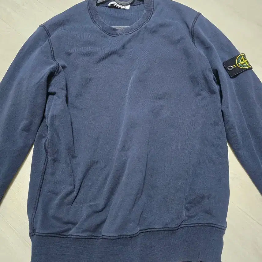 [BUNJANG] Stone Island Sweatshirt Navy / 스톤아일랜드 맨투맨 네이비