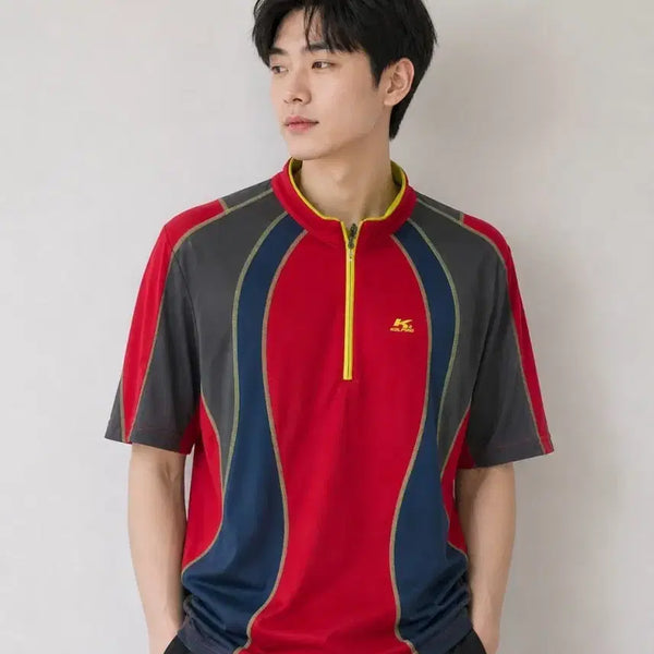 [BUNJANG] Kolping Functional Zip-Up Hiking T-Shirt (Size 105) / 105/콜핑 집업 기능성 등산티