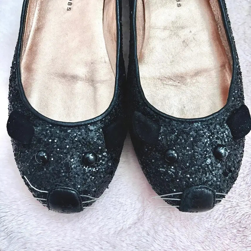 [BUNJANG] Marc Jacobs Glitter Mouse Flats / 마크 바이 마크 제이콥스 글리터 마우스 플랫슈즈
