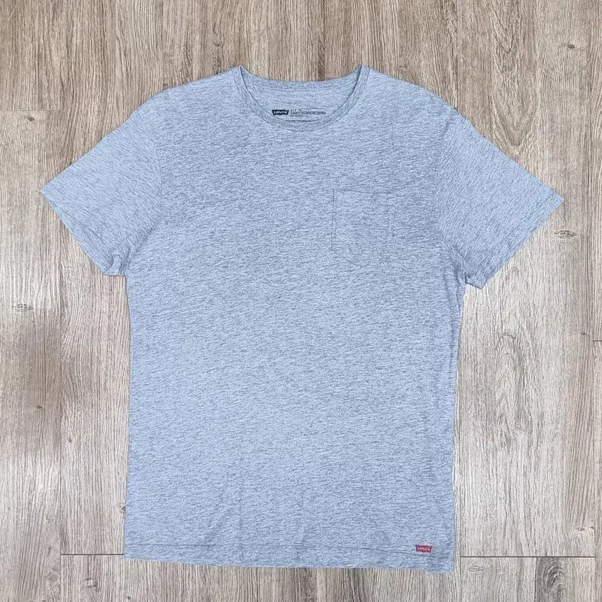 [BUNJANG] Levi's Pocket Short Sleeve T-Shirt - Women's Grey / 리바이스 포켓 반팔 S _ 여성