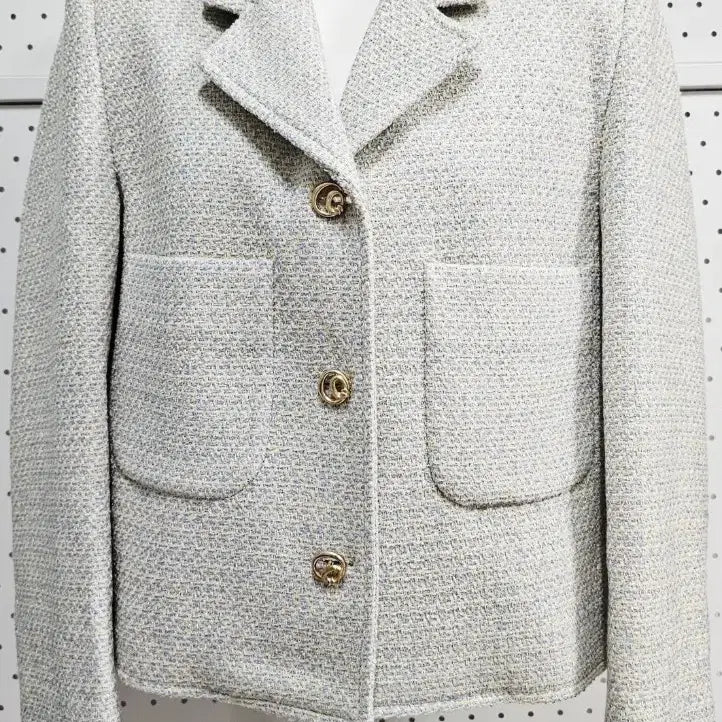 [BUNJANG] Tweed Crop Jacket - Women's Spring/Fall Loose Fit / 트위드 자켓  크롭 루즈핏 자켓 여성 봄가을 자켓