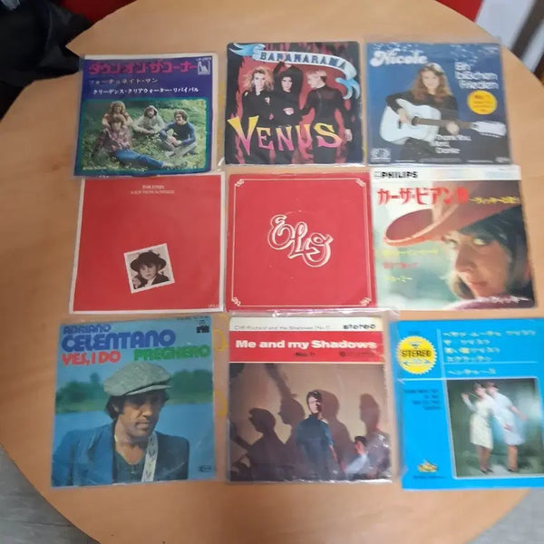 [BUNJANG] Bundle Set Vintage 7-inch EP Records / 9장 일괄 빈티지 7인치 EP 할인 가격