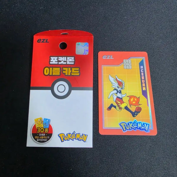 [BUNJANG] Pokemon Scutee Transit Card Aceburn (Unsealed) / 포켓몬스터 이즐 교통카드 에이스번 단순개봉 팝니다.