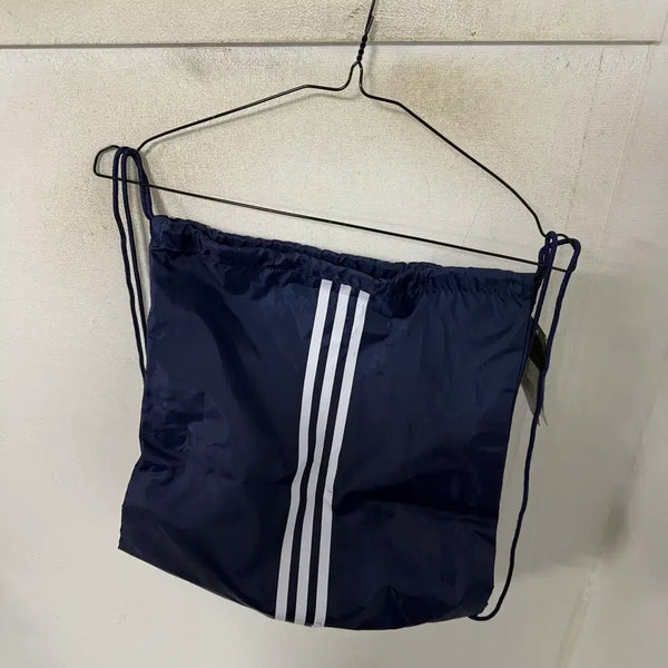 [BUNJANG] Adidas 3-Stripes Nylon Drawstring Bag / 아디다스 삼선 나일론 복주머니 가방