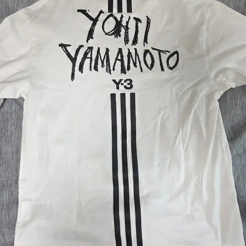 [BUNJANG] Y-3 Yohji Yamamoto Short Sleeve T-Shirt White / Y-3 요지 야마모토 반팔 티셔츠 화이트