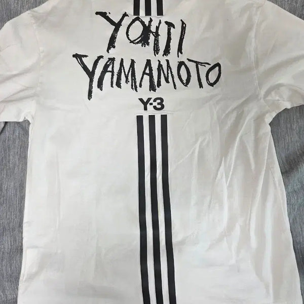[BUNJANG] Y-3 Yohji Yamamoto Short Sleeve T-Shirt White / Y-3 요지 야마모토 반팔 티셔츠 화이트