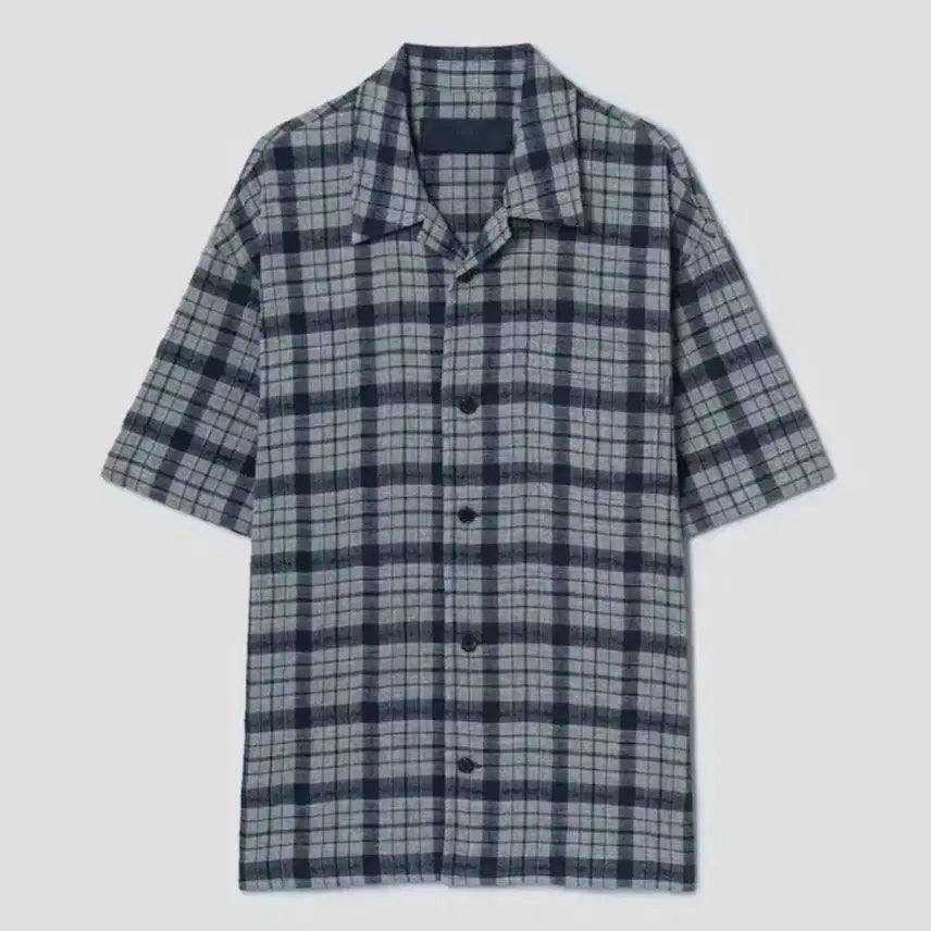 [BUNJANG] Juun.J 26SS Comma Check Shirt Size 50 / 준지 26ss 콤마 체크 셔츠 50