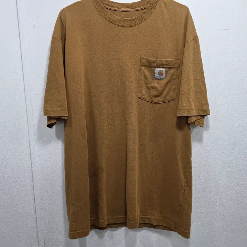 [BUNJANG] Carhartt Short Sleeve T-Shirt Brown / 칼하트 반팔(브라운)