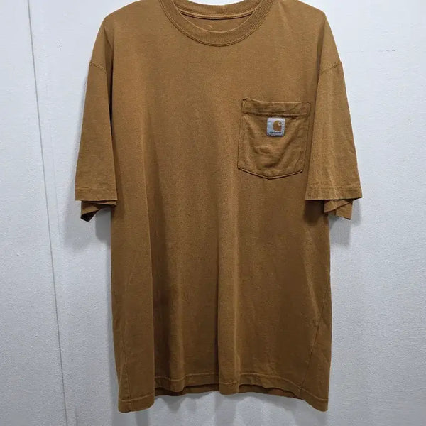 [BUNJANG] Carhartt Short Sleeve T-Shirt Brown / 칼하트 반팔(브라운)