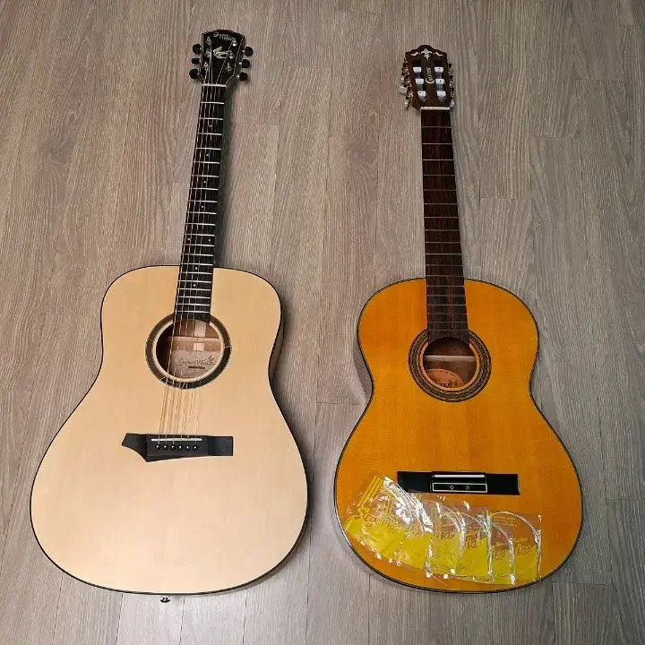 [BUNJANG] Crafter Classic Guitar & Goppur Wood Acoustic Guitar / 기타 2개 팝니다~ (크래프터 클래식 기타, 고퍼우드 통기타)