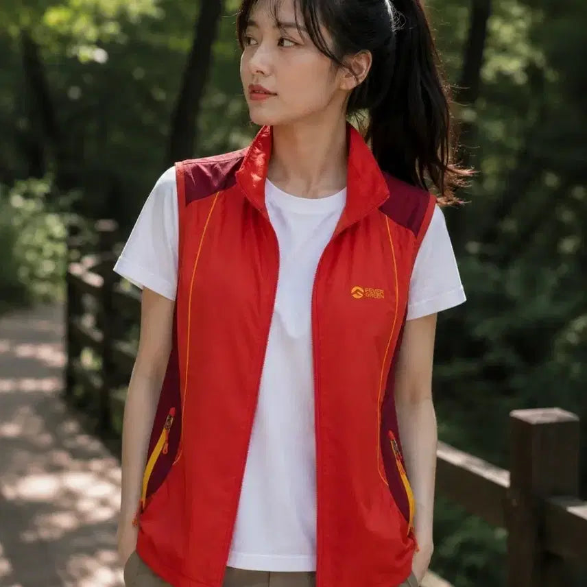 [BUNJANG] EVER GREEN Women's Mesh Vest / 77~88/EVER GREEN 여성 매쉬 조끼 100