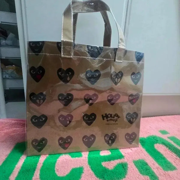 [BUNJANG] Comme des Garçons Custom Reform PVC Bag / (수제) 꼼데가르송 쇼핑백 리폼 PVC 가방