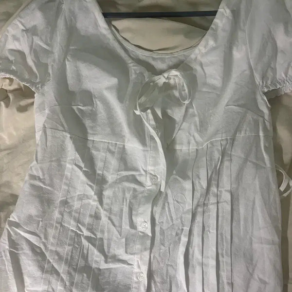 [BUNJANG] White Blouse / 화이트 블라우스