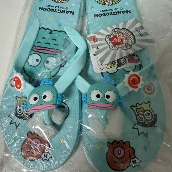 [BUNJANG] Sanrio Hangyodon Thong Sandals / 산리오 한교동 쪼리 샌들
