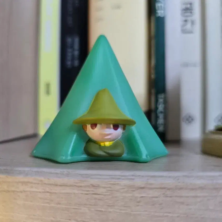 [BUNJANG] Moomin Miniature Lamp Snufkin Figure / 무민 미니어처 램프 피규어 스너프킨 판매합니다