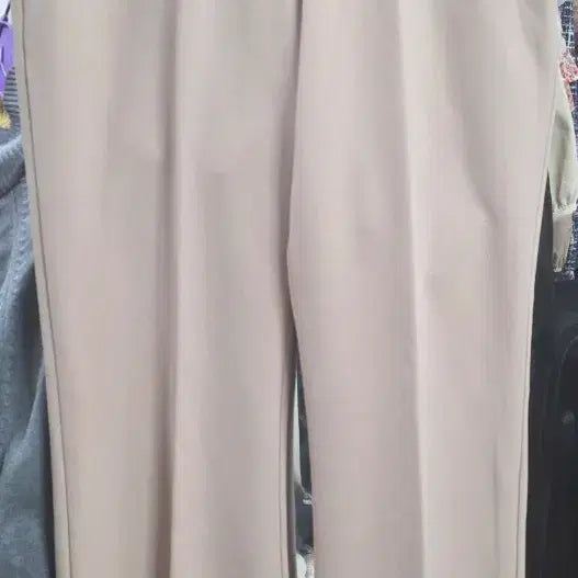 [BUNJANG] Beige Wide-Leg Slacks / 28.베이지색 와이드 슬랙스 길이95cm