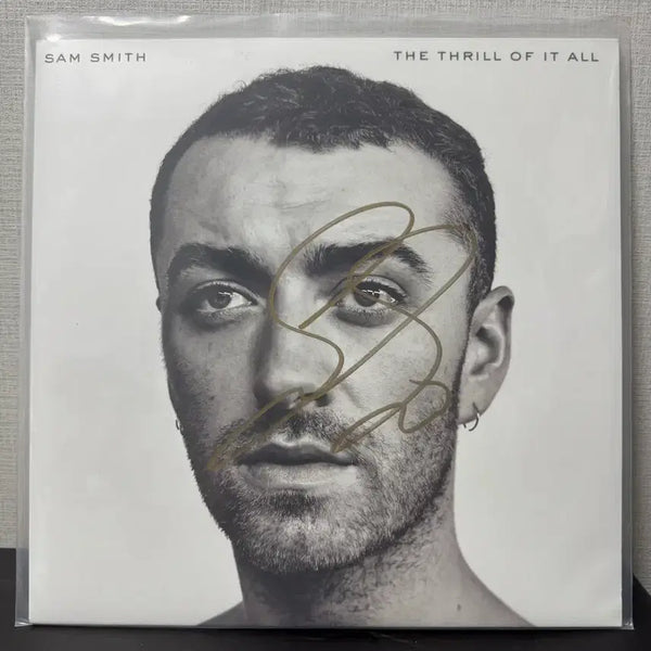 [BUNJANG] Sam Smith "The Thrill Of It All" LP Autographed Vinyl / 샘스미스 친필 사인 싸인 lp 판매