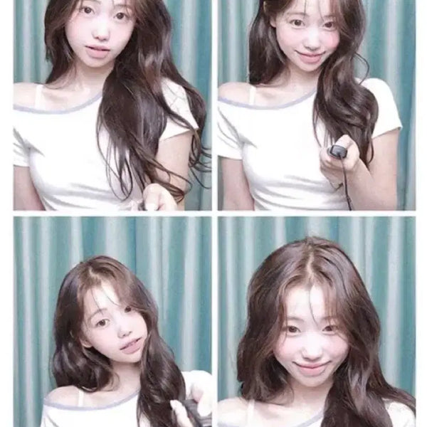 [BUNJANG] Young & Rich Color-Blocked Off-Shoulder Top / 영앤리치 배색 오프숄더