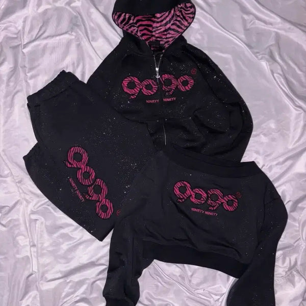 [BUNJANG] 9090 girl One Shoulder Training Set / 9090 girl 트레이닝 세트