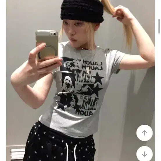 [BUNJANG] Black Short Sleeve T-Shirt / 반팔