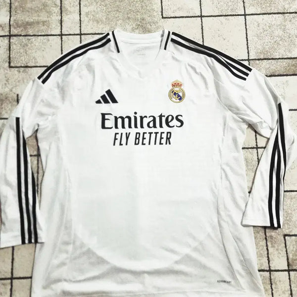 [BUNJANG] Real Madrid 24-25 Long Sleeve Jersey XL / [매장정품]24-25 레알마드리드 긴팔 유니폼