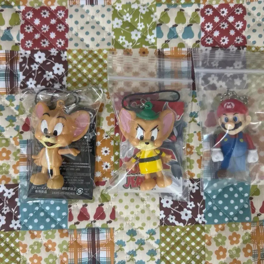[BUNJANG] Jerry & Mario Dangling Keychain Set / 제리,마리오 달랑이 키링 (개별가격)