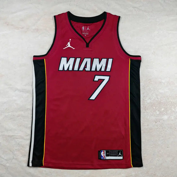 [BUNJANG] Miami Heat #7 Basketball Jersey Regular Red / NBA 농구복 열압 마이애미 히트 7호 레귤러 레드
