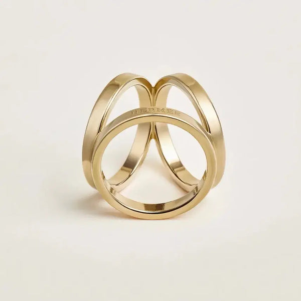 [BUNJANG] Hermes Trio Scarf Ring Gold / 에르메스 트리오 ( 스카프링 금장 ) - 새제품