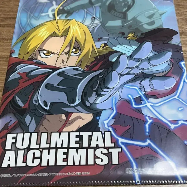 [BUNJANG] Fullmetal Alchemist Clear Holder & Desk Mat Set / 강철의 연금술사(하가렌/강연금) 클리어 홀더&책받침