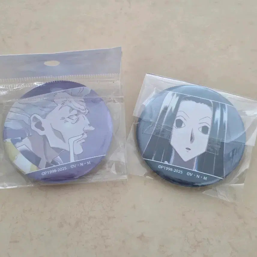 [BUNJANG] Hunter x Hunter Irrmi & Zeno Can Badge Bundle Set / 헌터헌터 캔뱃지 일괄(이르미,제노)