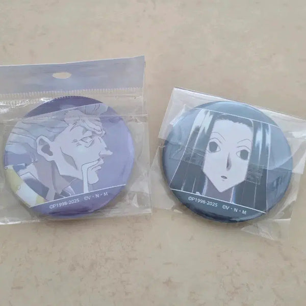 [BUNJANG] Hunter x Hunter Irrmi & Zeno Can Badge Bundle Set / 헌터헌터 캔뱃지 일괄(이르미,제노)