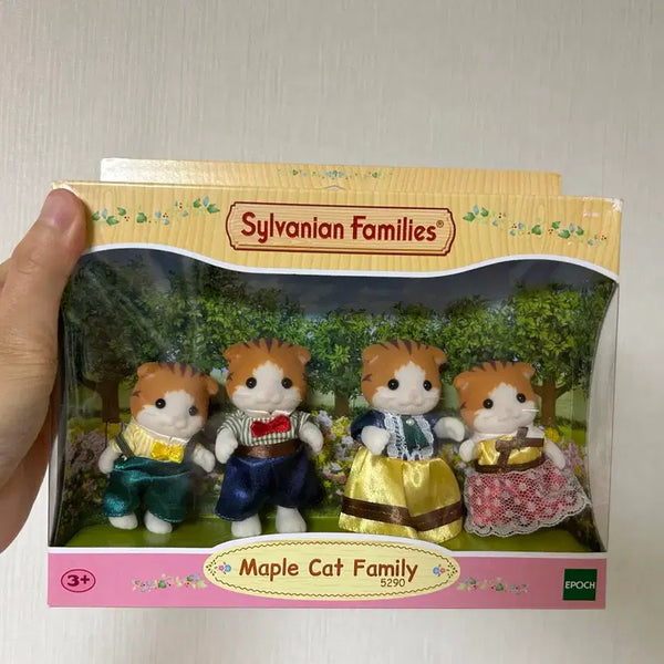 [BUNJANG] Sylvanian Families Maple Cat Family (Discontinued) Sealed New Product / 단종) 실바니안 메이플캣가족 미개봉 새상품