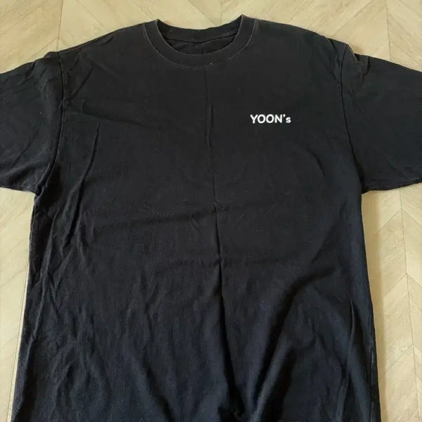 [BUNJANG] Yoon Do-young Black Short-Sleeve T-Shirt / 윤도영 티셔츠