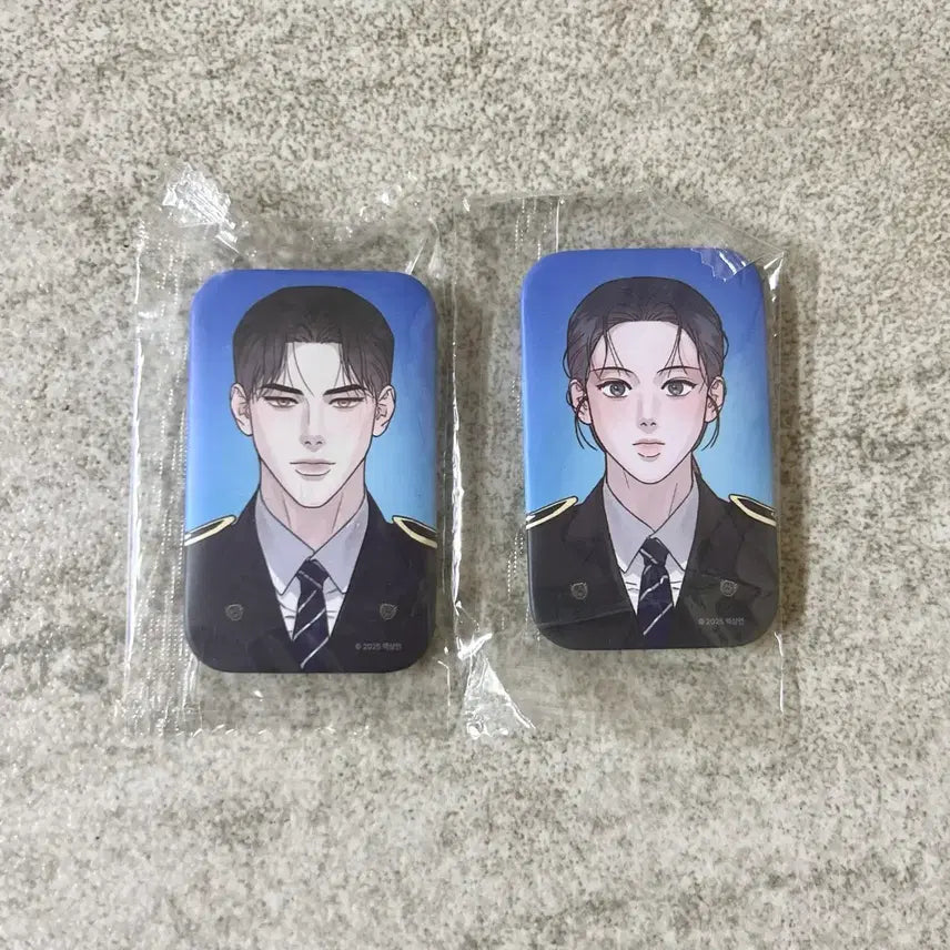 [BUNJANG] Baramgang's Descent: Morning Has Broken | Lee Hyo & Seo Do Ram | Set of 2 Badges (Sealed) / 바강주 뱃지 일괄 판매 바라메강림하여주소서 아침이 밝았습니다 아밝 이효 서도람 포카