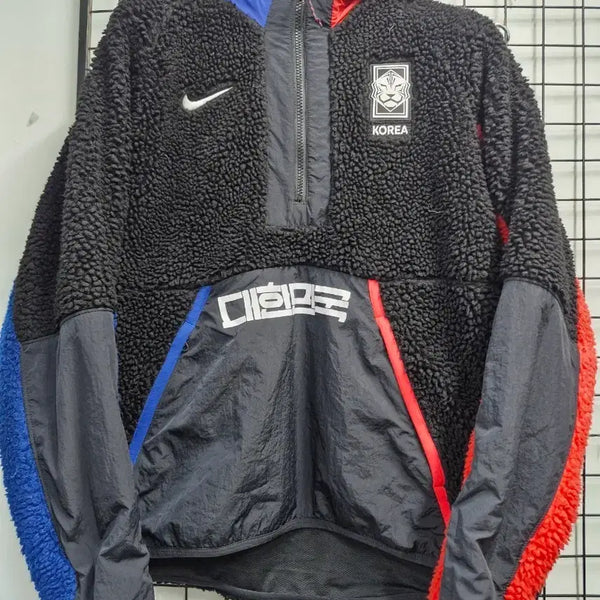 [BUNJANG] Nike Korea NSW Fleece Anorak Jacket (Size 100L) / 100L 나이키 대한민국 NSW 플리스 아노락 자켓.