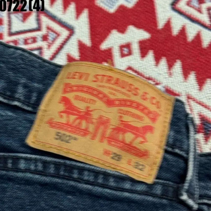 [BUNJANG] Levi's 502 Black Denim Jeans W29 L32 / 리바이스 502 블랙 데님 W29 L32 0722