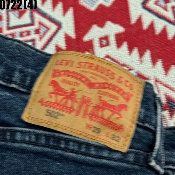 [BUNJANG] Levi's 502 Black Denim Jeans W29 L32 / 리바이스 502 블랙 데님 W29 L32 0722