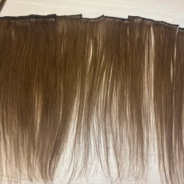 [BUNJANG] Pretty Lady Hair Extensions 50cm Color #4 / 프리티레이디 인모 붙임머리
