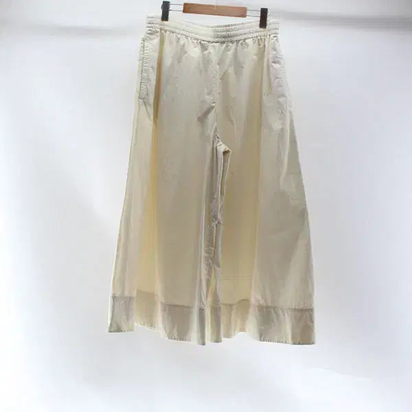 [BUNJANG] COS Women's Wide Leg Culottes with Elastic Waistband - Ivory / COS 코스 B6107 여성L 허리밴딩 와이드 팬츠 치마바지 구스몰