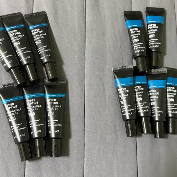 [BUNJANG] Wellage Ampoule 10ml (6 pcs) + Cream 10ml (6 pcs) Set (Total 12 pcs) / 웰라쥬 엠플10ml(6개) + 크림10ml(6개) , 12개