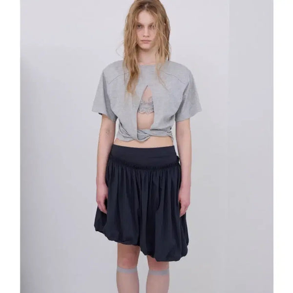 [BUNJANG] LCDC Balloon Skirt Navy One Size / LCDC 엘씨디씨티엠 발룬 스커트 네이비 새상품