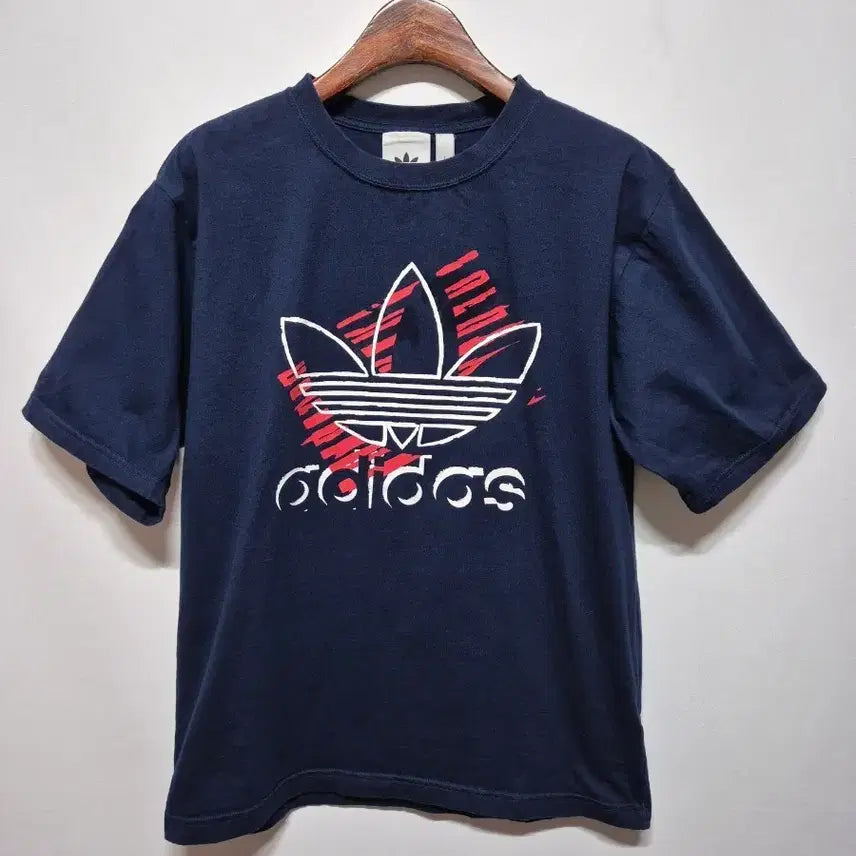 [BUNJANG] Adidas T-Shirt Navy L / 아디다스 반팔 티셔츠 네이비L