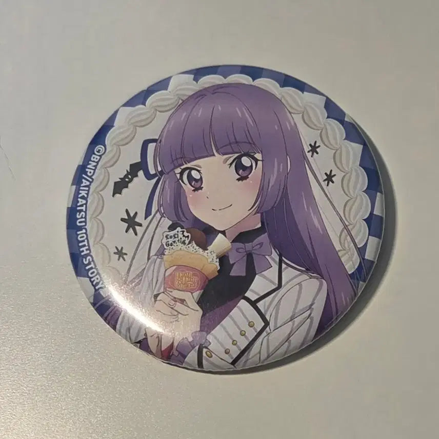 [BUNJANG] Aikatsu! Akari Ichijou & Rira Kasumi Can Badge Set / 아이카츠 아이엠스타 스미레 리라 캔뱃지 퐁퐁크레페