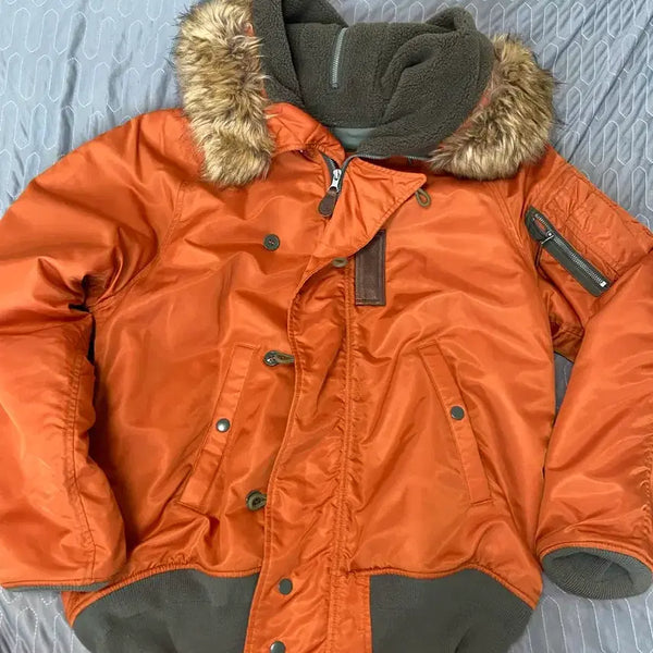 [BUNJANG] RRL N2B Flight Jacket Orange / [L] 더블알엘 rrl n2b 플라이트 자켓 오렌지