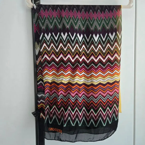 [BUNJANG] Missoni Ilusso Silk Summer Scarf / 미쏘니 일루쏘 실크 여름 스카프