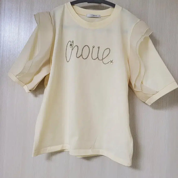 [BUNJANG] MISENSSE Short Sleeve T-shirt Ivory / 미센스  반팔 티셔츠 아이보리